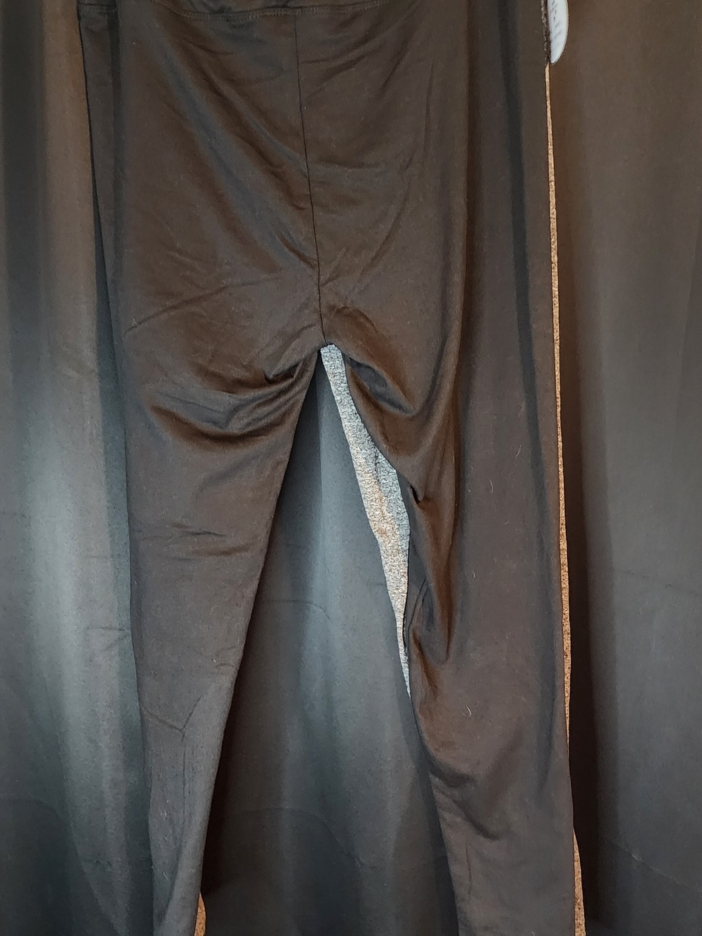 Moral Society 2X Black and Gray Fleece Lined Leggings NWT